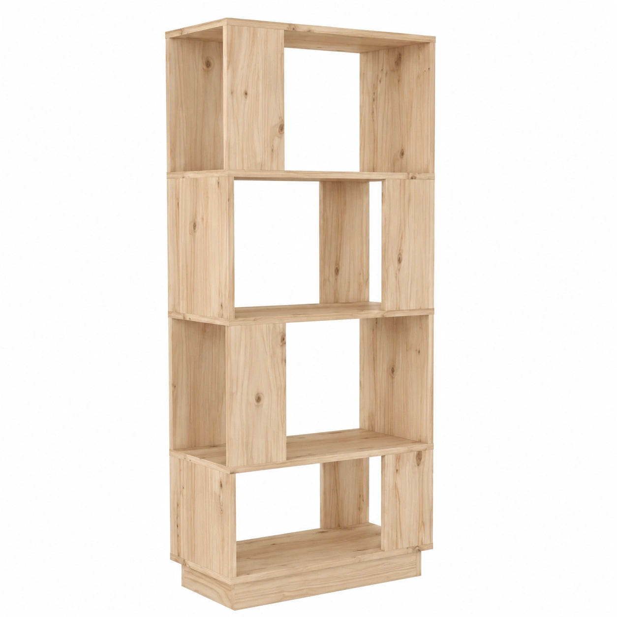 Scaffale/Divisorio in Pino Massiccio 51x25x132 cm