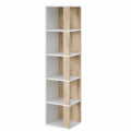 Libreria Angolare Vicco Lio in Sonoma per Libri e Decorazioni, 33,3 x 162,2 cm