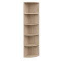 Scaffale angolare a pavimento Vicco Ecki, Sonoma, 40 x 180 cm, tre ripiani aperti per montaggio a muro