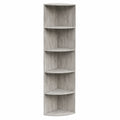 Ecki Scaffale Angolare in Cemento, 40x180 cm, Montaggio a Parete con 3 Ripiani