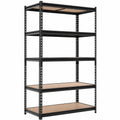 Scaffale Metallico Multiuso per Garage e Casa, 5 Ripiani Regolabili, Capacità Totale 1134 kg, Dimensioni 102,5x51,7x181,3 cm