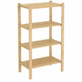 Scaffale in legno di pino chiaro Lenmar B-29, 5 ripiani, 170x100x40 cm, ideale per ufficio e soggiorno