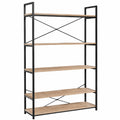Libreria a 5 Ripiani DETROIT Stile Industriale 170 cm