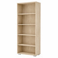 Scaffale Libreria Casaria Vela 190 cm a 5 Ripiani per Ufficio e Soggiorno