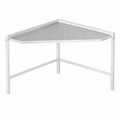 Mensola Angolare per Cucina, 72x72 cm, Porta Microonde, Bianco